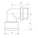 Кут 1/2'' НВ (хром) Koer KF.L06MF.CHR (KF0127) d69bd8a2-d53a-4a1b-8490-48e90aeaca55 фото 2