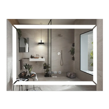 Дзеркало MIXXUS LIGHT MR01-90x70 з LED Touch, Anti-fog, димером, рег. яскравості, годинником (MI5999) f3bda6c5-93b2-42ff-b8df-0e06800a9428 фото