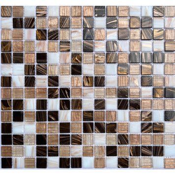 Мозаїка MOZAICA DE LUX V-MOS FE070 LUMINIS BROWN 32,7х32,7 см 598528 фото