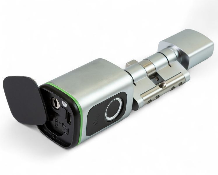 456862 Розумний замок Bluetooth на сердечник для дверей Tervix Pro Line Smart door Lock BT 4722 фото