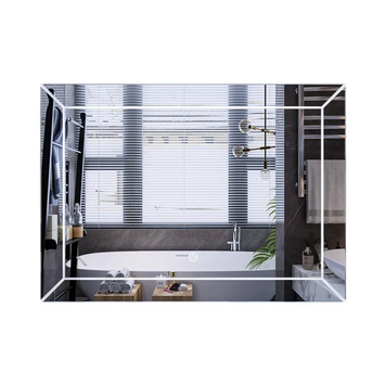 Дзеркало MIXXUS PREMIUM CUBIC MR14-80x60-REVERSE з LED Touch, Anti-fog, димером, рег. яскравості (MP6648) 7880bd4b-71cf-4fc9-bcc7-30604e0fbb31 фото