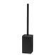 Йоржик для унітазу підлоговий VBI QUADRO BLACK VBI-040121BL фото 1