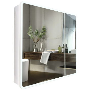 Дзеркальна шафка MIXXUS PREMIUM OLIVARY CM01-70x70x13 з LED Touch, димером, рег. яскравості (MI8295) 9fe80948-dc81-4f15-9eaa-e4592761fd4c фото