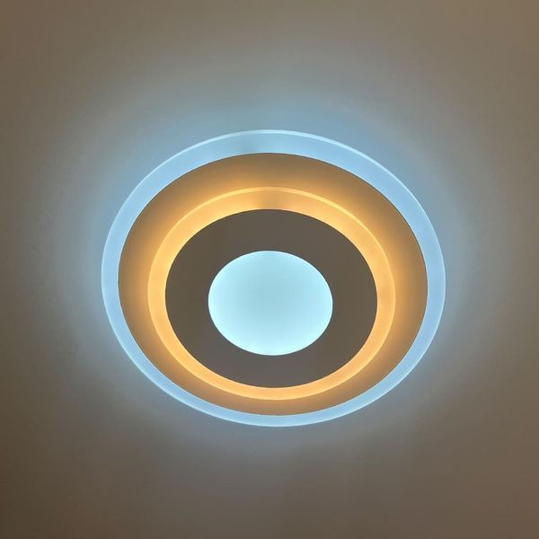 Світильник настінно-стельовий LED LineF 2245-250 WT білий круглий &Oslash; 25 см матовий розсіювач 3 режими 2245-250 WT фото