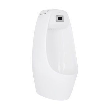 Пісуар підвісний Stork 350х310х685&nbsp;мм, White з ІК-датчиком автоматичного змивання, заднє підведення, задній вихід QT1588102HW Qtap QT1588102HW фото