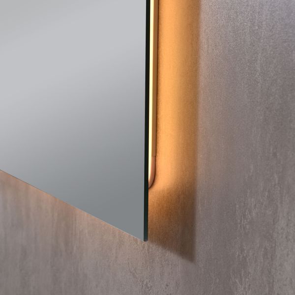 Дзеркало настінне Taurus (TA1) 1200&times;800 мм, прямокутне, з LED-підсвіткою Touch, антизапотіванням, димером, рег. темп. кольору (3000-6500K) Qtap QTTAU120080048958 фото