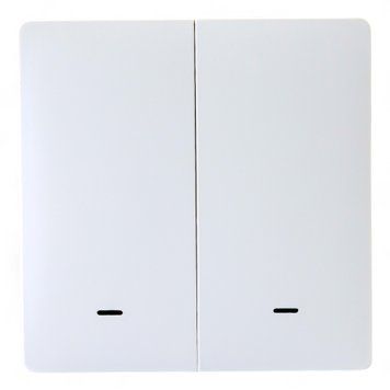 433021 Розумна клавішна кнопка-вимикач Tervix Pro Line ZigBee Push Button (2 клавіші), на батар. 4299 фото