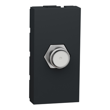 Розетка Schneider Electric Unica New Coaxial F-type, антрацит NU346854 фото