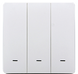 438021 Розумна клавішна кнопка-вимикач Tervix Pro Line ZigBee Push Button (3 клавіші), на батар. 4300 фото 1