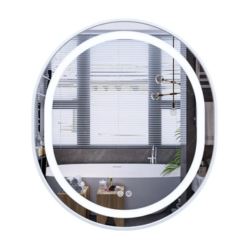Дзеркало MIXXUS PREMIUM ELLIPSE MV05-80x70-REVERSE WHITE з LED Touch, Anti-fog, димером (3-6,5kK) (MP6645) 84f98a15-65ce-4b1b-842b-8cb90e3154ff фото