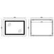 Дзеркало MIXXUS STYLE MR13-80x60-REVERSE з LED Touch, Anti-fog, димером, рег. яскравості (MI6666) 3de07020-2572-45cf-9eeb-2d569c4cc8fa фото 3