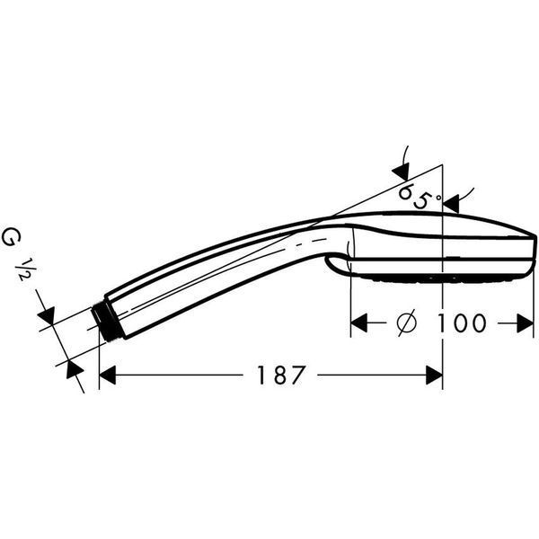 Ручний душ Hansgrohe Croma 28535000 28535000 фото