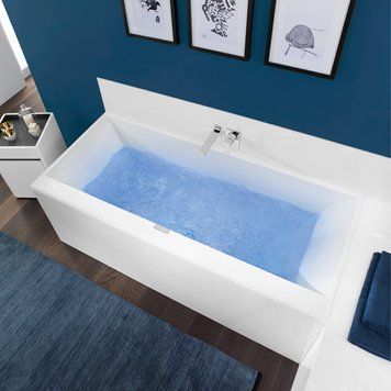 Ванна кварилова Villeroy&Boch Squaro Edge uBQ190SQE2DV-01 190х90 см uBQ190SQE2DV-01 фото
