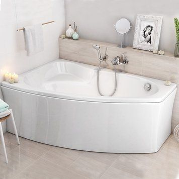 Ванна акрилова Cersanit Sicilia New S301-097 / AZBA1000913342 170х100 лівостороння з ніжками AZBA1000913342 фото