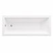 Комплект: вбудована ванна VBI GRAPPA 170x70 + сифон CHROME + ніжки VBI-071617KIT фото 3