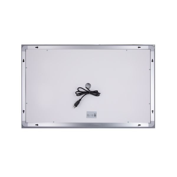 Дзеркало настінне Cardinal (CA1) 800х500 мм, прямокутне, з LED-підсвіткою Touch, антизапотіванням, димером, рег. темп. кольору (3000-6500K) Qtap QT0478C8050 фото