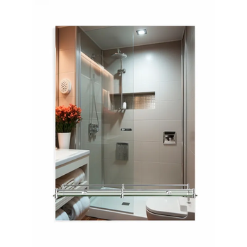 Дзеркало настінне ZERIX SANSA MRZ05-50x70x10 прямокутне з полицею (ZX5627) 047b9b67-edc5-4d26-ad08-7cce85168e21 фото