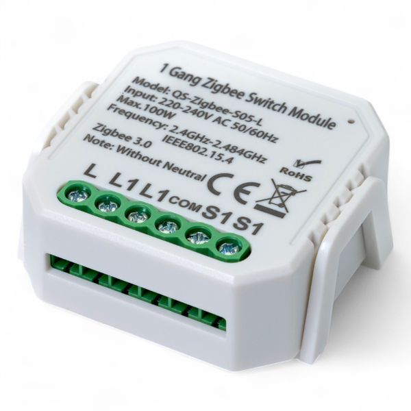432141 Розумний вимикач Tervix Pro Line ZigBee Switch (1 клавіша), без нуля 4108 фото