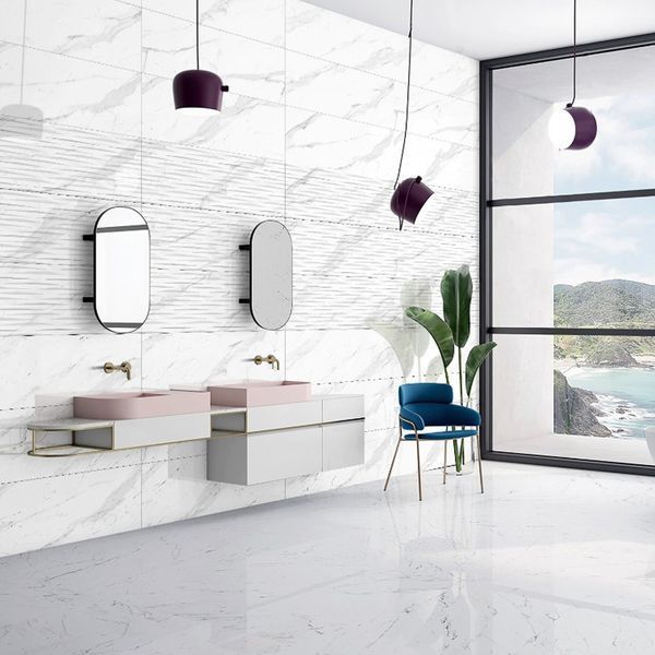 Плитка Ceramica Deseo Adua White 30х90 см 534673 фото