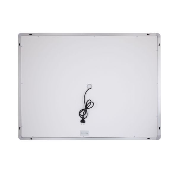 Дзеркало настінне Mideya (MI2) 1200х800 мм, прямокутне, з LED-підсвіткою Touch, антизапотіванням, димером, рег. яскравості Qtap QT2078F12080 фото