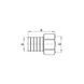 Штуцер для приєднання шланга Koer KF.U06F-20 - 1/2"x20mm F (KR3340) ecdb2650-8021-4d5f-9061-5fae3c92a4d5 фото 2