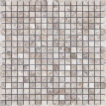 Мозаїка Mozaico De Lux C-Mos Emperador Light Tumbled 30х30 см 339399 фото