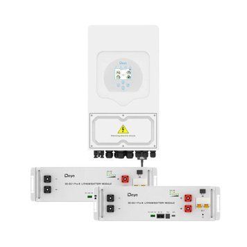 Комплект автономного енергопостачання Deye SUN-06K-SG05LP1-EU + два Deye SE-G5.1 Pro-B 2977137651 фото