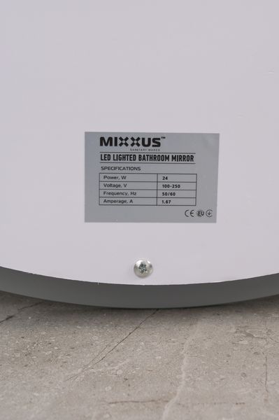 Дзеркало MIXXUS PLAIN MC02-60-CASE з LED Touch, Anti-fog, димером, рег. яскравості, годинником (MI6661) 99858c67-c599-4dad-9d95-6bbec9a7d923 фото
