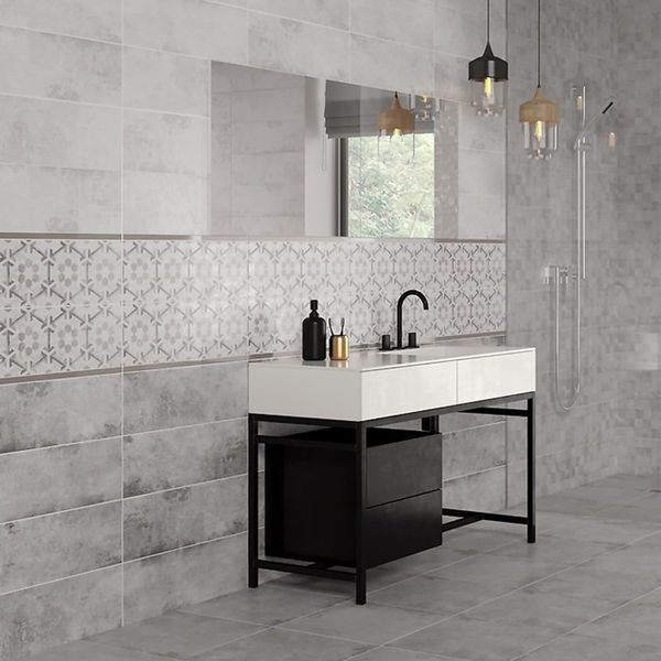 Декор Cersanit Concrete Style Inserto Geometric 20x60 см TDZZ1224733763 фото